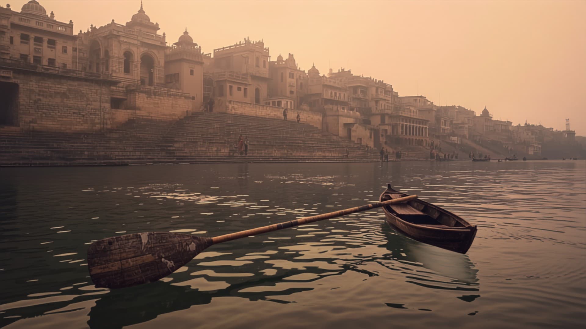Eighty-four ghats in one morning — the river's full name